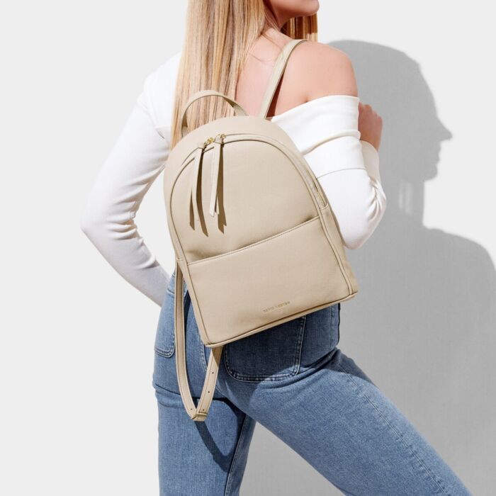Katie Loxton Isla Large Backpack - Light Taupe